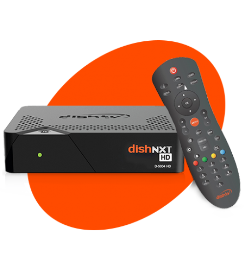Dish Tv Only HD Box With 1 Month Super Family HD Pack