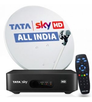 Tata Sky HD Set Top Box With 1 Month Odia Lite HD Pack Free