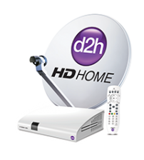 Videocon D2h New HD  Set Top Box With 1 Month Gold Combo